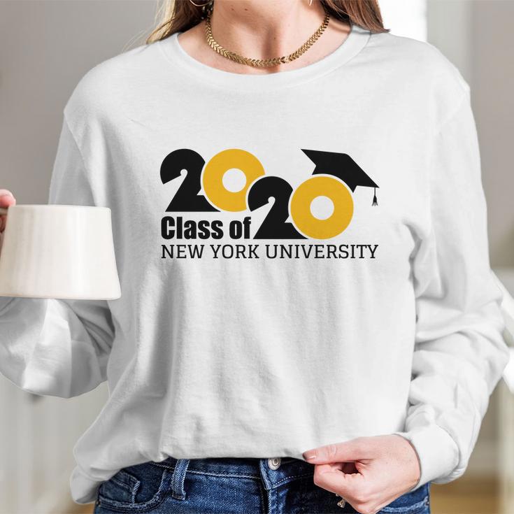 New York University Class Of Graduation 2020 Long Sleeve T-Shirt Gifts for Her