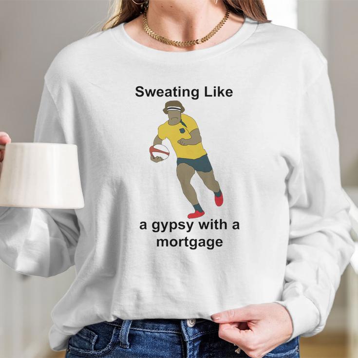 Nick Cummins Sweating Long Sleeve T-Shirt Gifts for Her