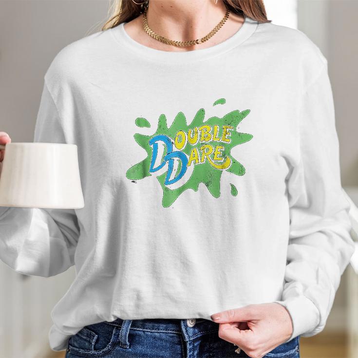 Nick Rewind Green Double Dare Splatt Long Sleeve T-Shirt Gifts for Her