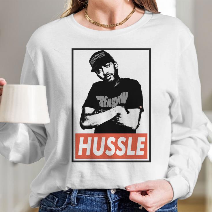 Nipsey Hussle Obey Long Sleeve T-Shirt Gifts for Her