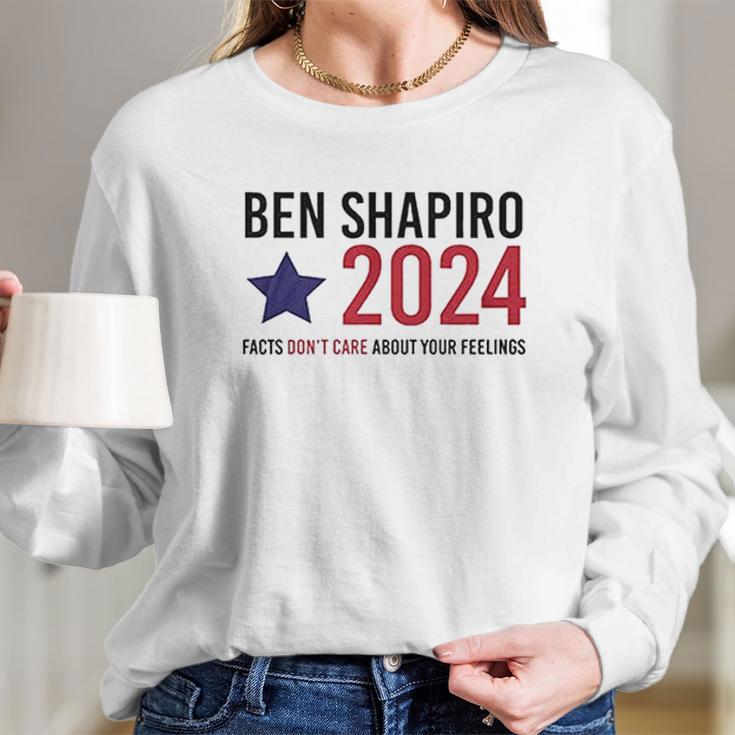 Novaon Store Ben Shapiro 2024 Long Sleeve T-Shirt Gifts for Her