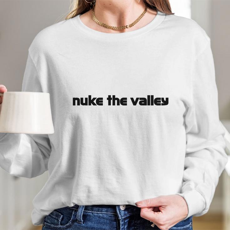 Nuke The Valley Sports Bra By American Apparel Long Sleeve T-Shirt Gifts for Her