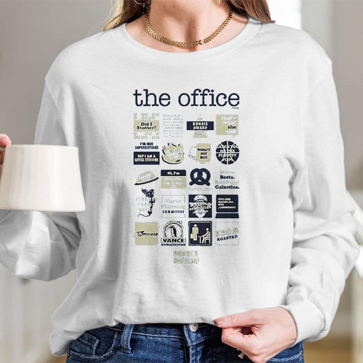 The Office Quote Mashup Long Sleeve T-Shirt Gifts for Her