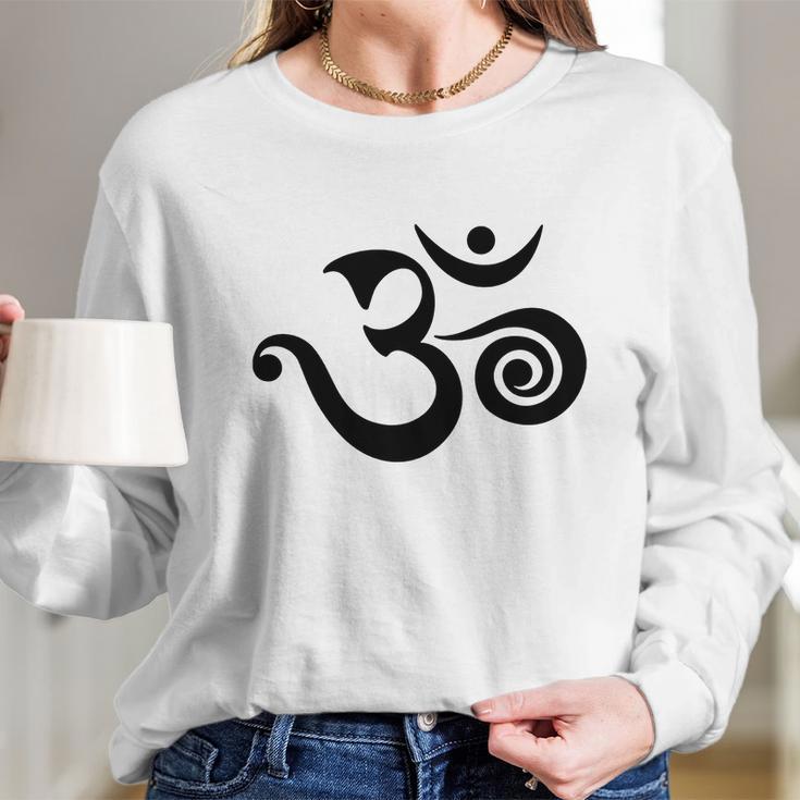 Om Aum Buddhism Spirituality Mantra Yoga Zen Mugs &Ampamp Drinkware Long Sleeve T-Shirt Gifts for Her