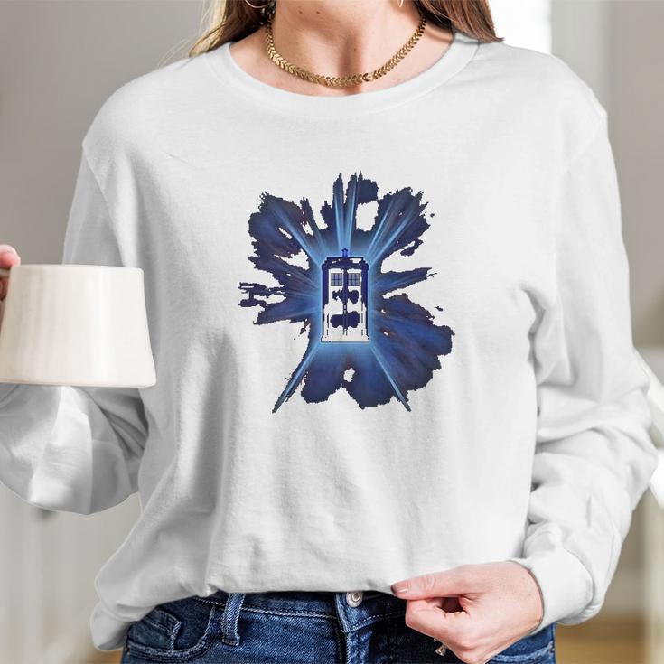 Opening Sequence Tardis Junior Long Sleeve T-Shirt Gifts for Her