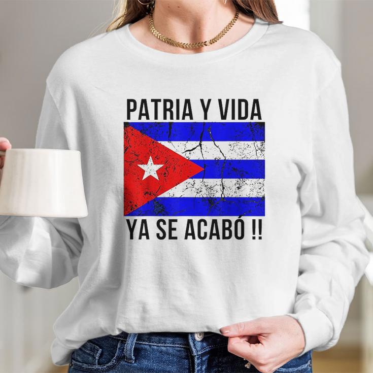 Patria Y Vida Ya Se Acabo Long Sleeve T-Shirt Gifts for Her