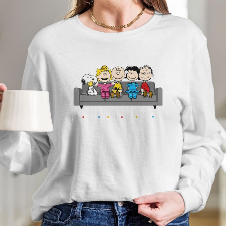 Peanuts Snoopy Friends Long Sleeve T-Shirt Gifts for Her