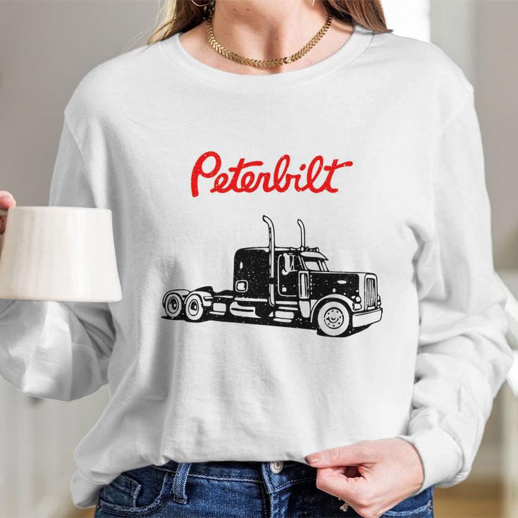 Peterbilt Truck Long Sleeve T-Shirt Gifts for Her