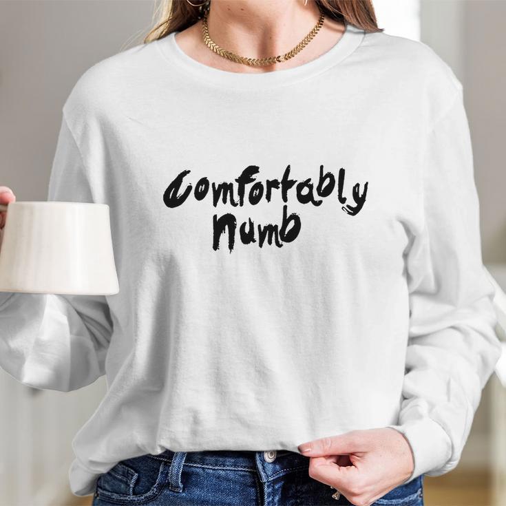 Pink Floyd Inspired Comfortably Numb Long Sleeve T-Shirt Gifts for Her