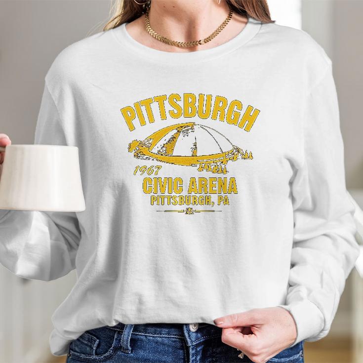 Pittsburgh Civic Arena 1967 Long Sleeve T-Shirt Gifts for Her