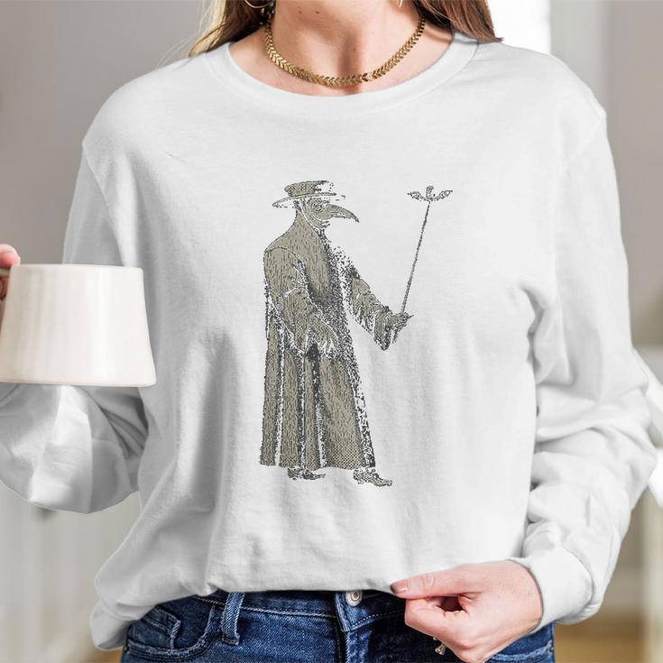 Plague Doctor Vintage Long Sleeve T-Shirt Gifts for Her