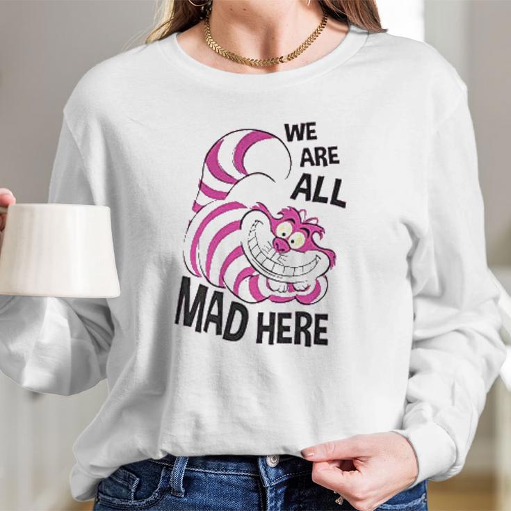 Plus Size Cheshire Cat Long Sleeve T-Shirt Gifts for Her