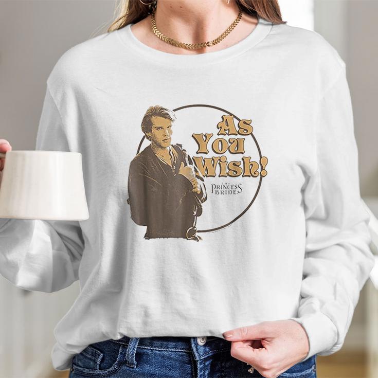 The Princess Bride As You Wish Young Wesley Long Sleeve T-Shirt Gifts for Her