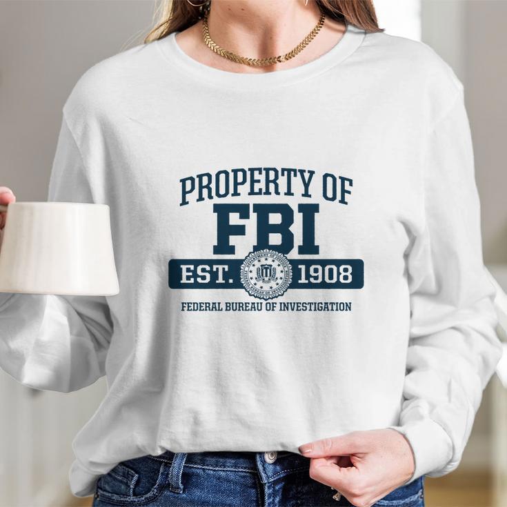 Property Of Fbi Long Sleeve T-Shirt Gifts for Her