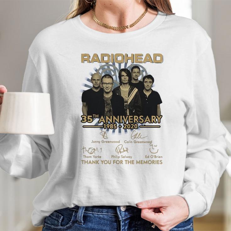 Radiohead 35Th Anniversary Long Sleeve T-Shirt Gifts for Her