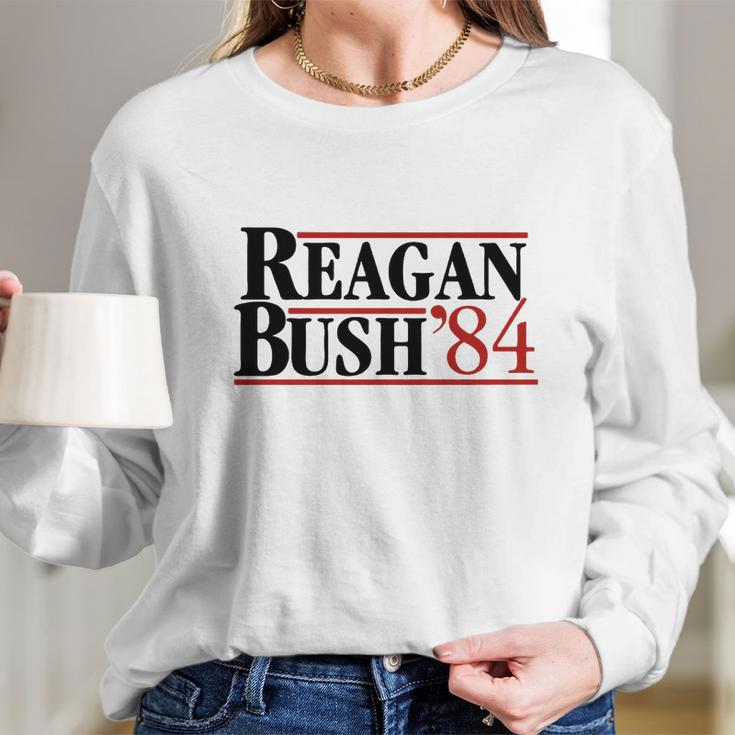 Reagan Bush 84 Long Sleeve T-Shirt Shirts Long Sleeve Gifts for Her