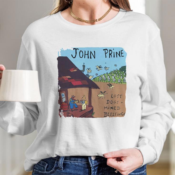 Replicatee John Prine Long Sleeve T-Shirt Gifts for Her