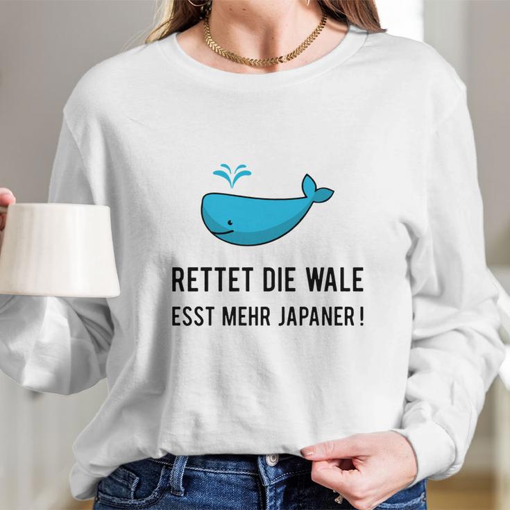 Rettet Die Wale Gewitter Im Kopf Tourette Gisela Long Sleeve T-Shirt Gifts for Her