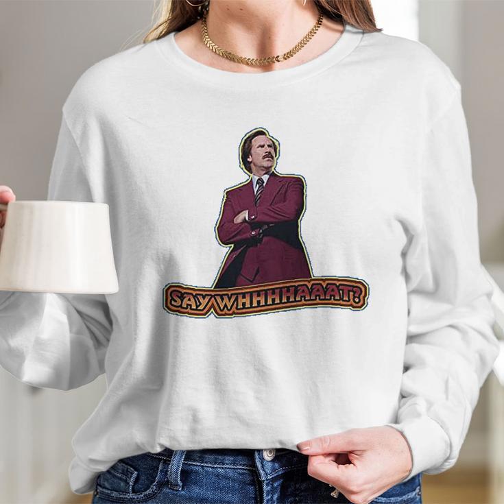 Ripple Junction Anchorman Long Sleeve T-Shirt Gifts for Her