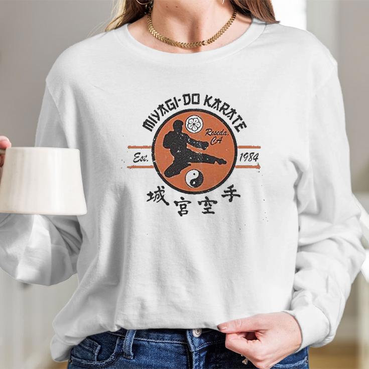 Ripple Junction Karate Kid Youth Vintage Miyagi-Do Karate Heavy Weight Crew Long Sleeve T-Shirt Gifts for Her