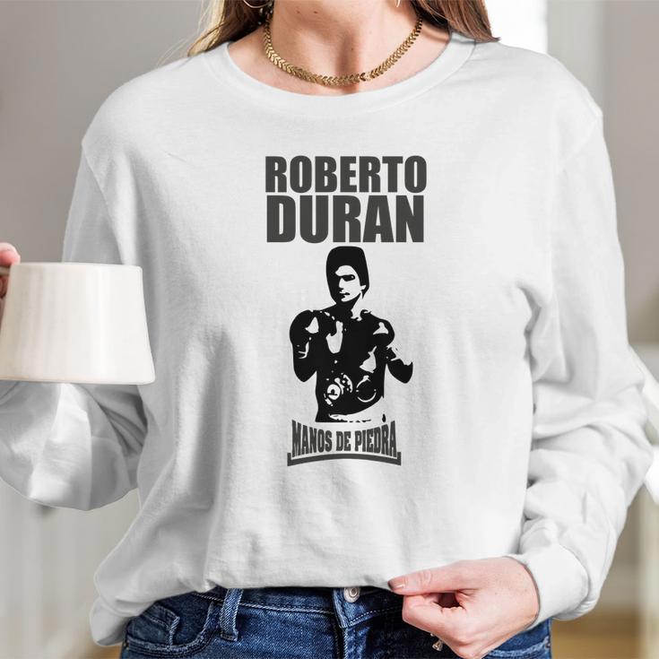 Roberto Duran Manos De Piedra Long Sleeve T-Shirt Gifts for Her