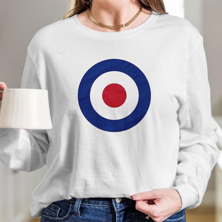 Roundel Mod Target Long Sleeve T-Shirt Gifts for Her