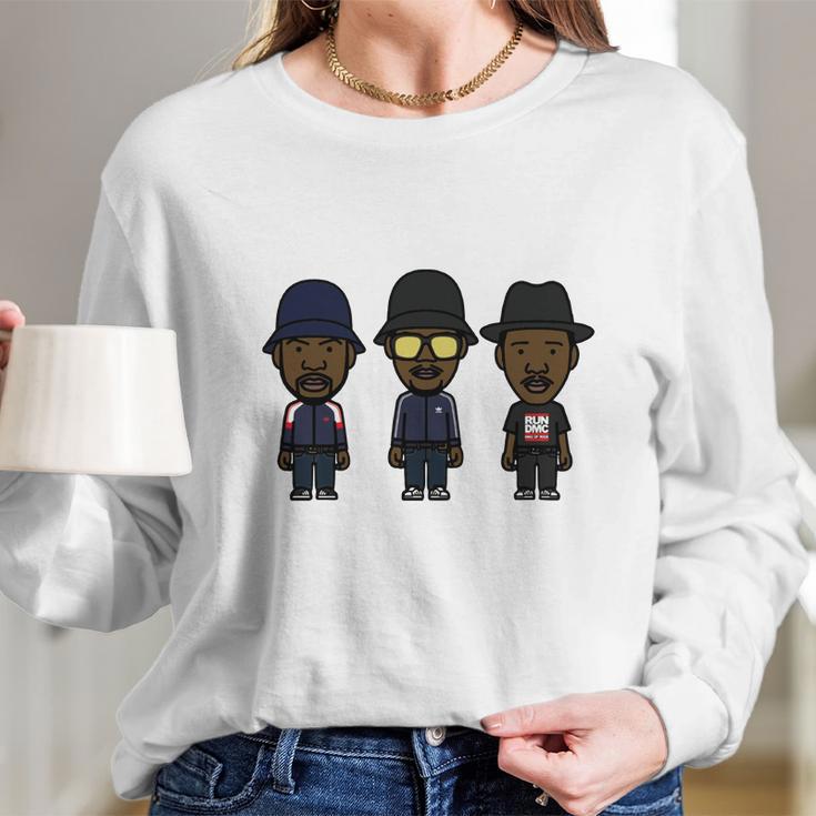 Run Dmc Cartoon Long Sleeve T-Shirt Gifts for Her