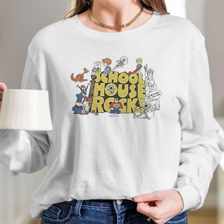 Schoolhouse Rock Mens Baseball Long Sleeve T-Shirt Gifts for Her