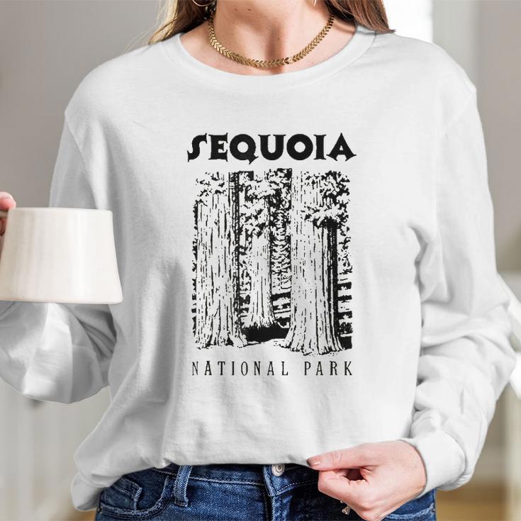 Sequoia National Park Love Hiking Wanderlust Long Sleeve T-Shirt Gifts for Her