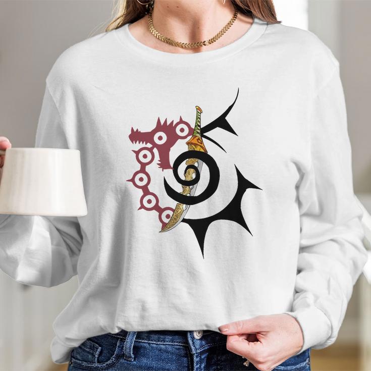 The Seven Deadly Sins Meliodas Mark Long Sleeve T-Shirt Gifts for Her