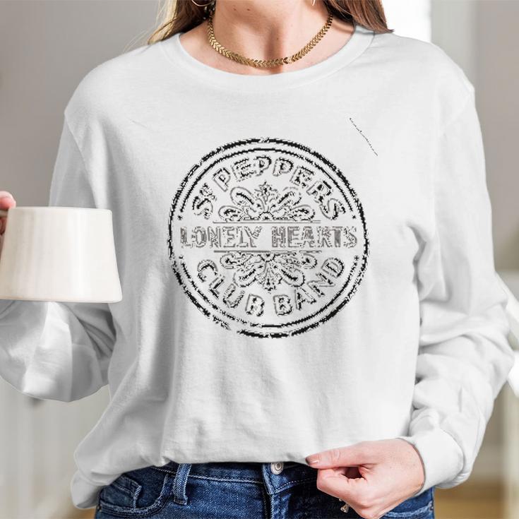 Sgt Pepper Lonely Hearts Drum Official Long Sleeve T-Shirt Gifts for Her