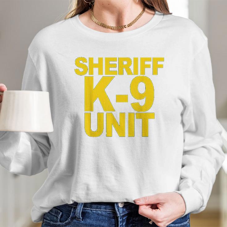 Sheriff K9 Unit Long Sleeve T-Shirt Gifts for Her