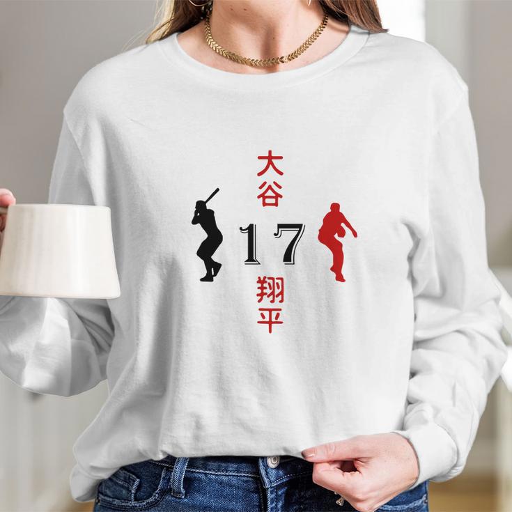 Shohei Ohtani Profesional Player Long Sleeve T-Shirt Gifts for Her