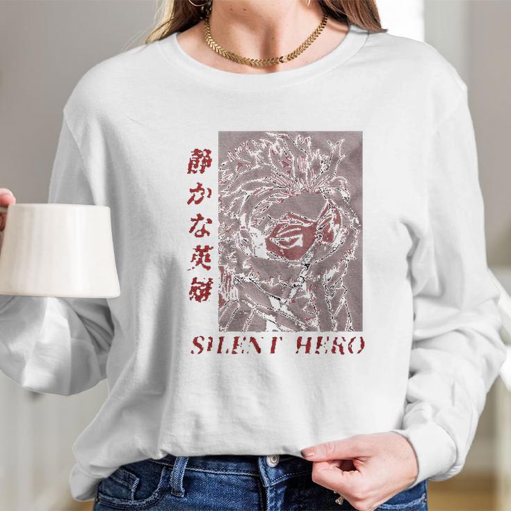 Silent Hero Hawks My Hero Academia Long Sleeve T-Shirt Gifts for Her