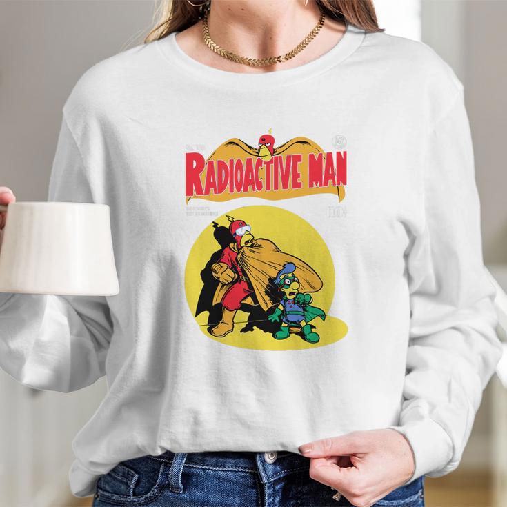 Simpsons Radioactive Man Long Sleeve T-Shirt Gifts for Her