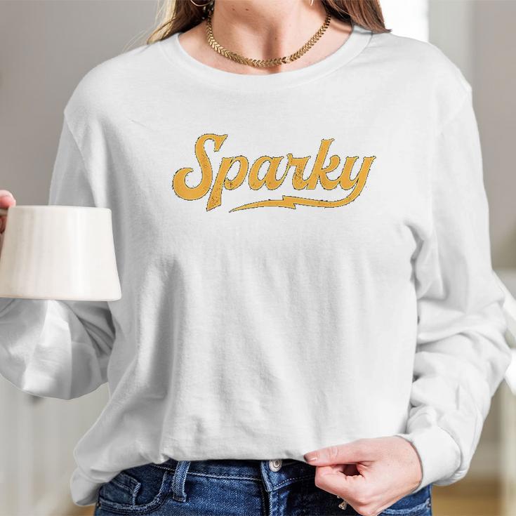 Sparky Electrician Funny Long Sleeve T-Shirt Gifts for Her