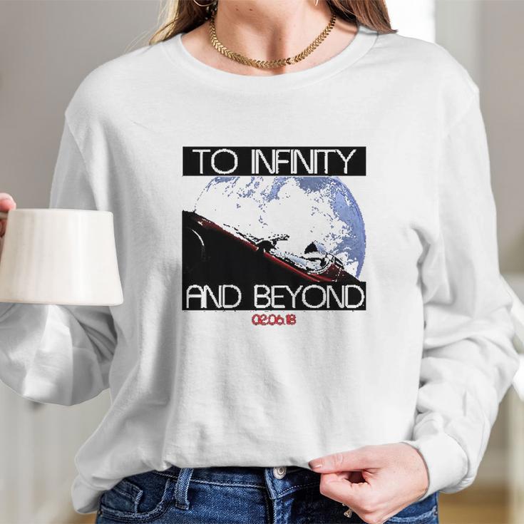 Starman To Infinity And Beyond Deluxe Long Sleeve T-Shirt Gifts for Her