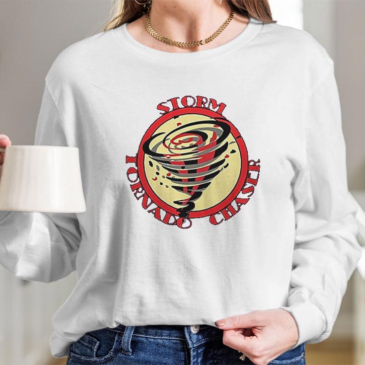 Storm Tornado Chaser Long Sleeve T-Shirt Gifts for Her