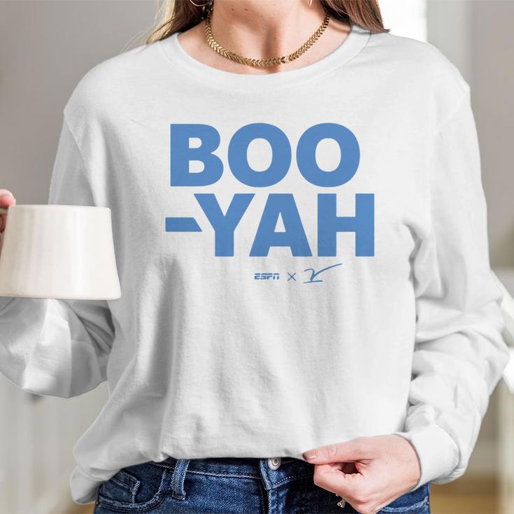 Stuart Scott Booyah Long Sleeve T-Shirt Gifts for Her