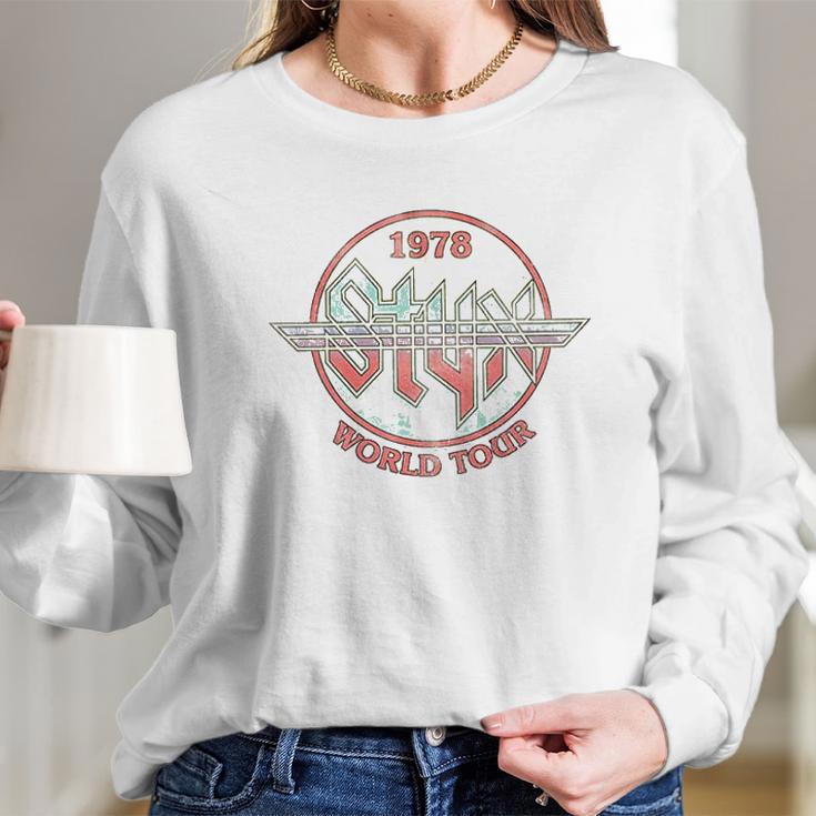 Styx World Tour Long Sleeve T-Shirt Gifts for Her