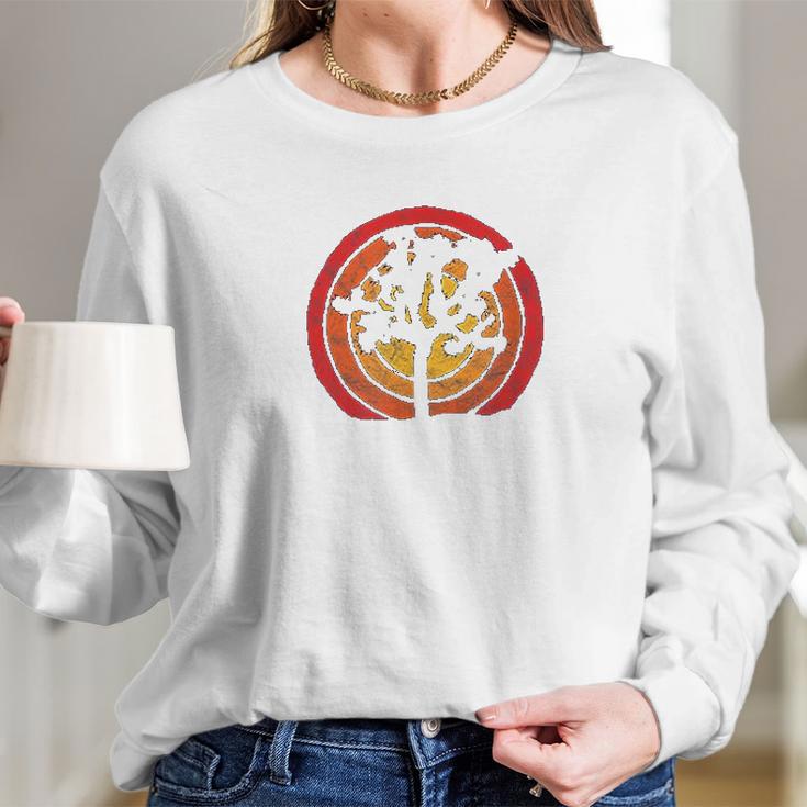 Sun Minimalist Joshua Tree Long Sleeve T-Shirt Gifts for Her