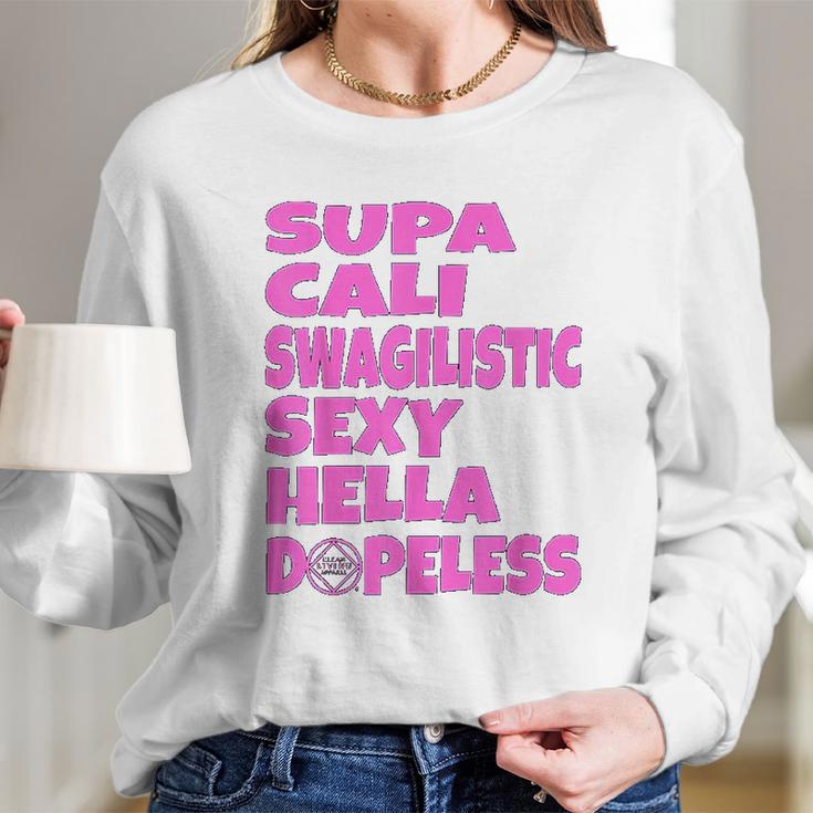 Supa Hella Dopeless Narcotics Anonymous Gifts Long Sleeve T-Shirt Gifts for Her