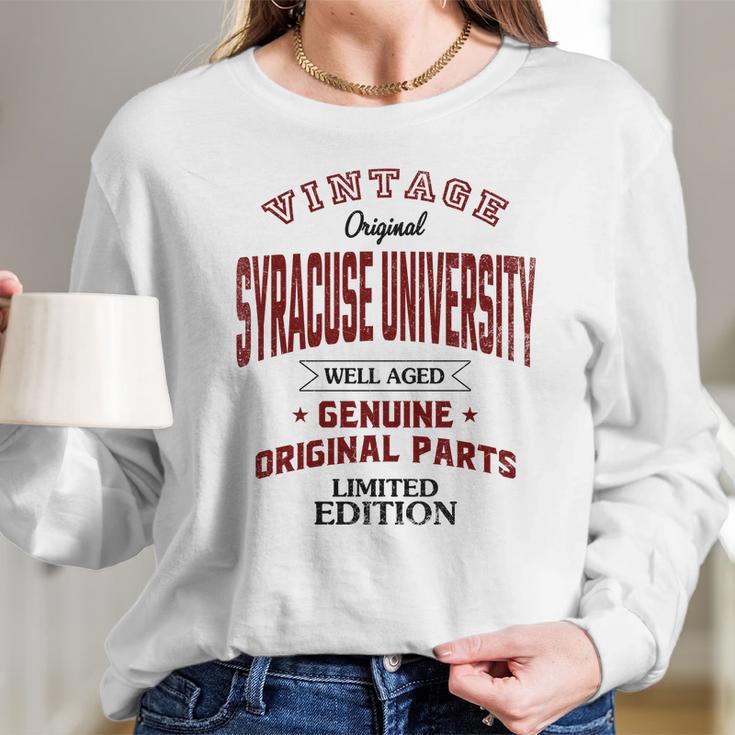 Syracuse University Well Aged Vintage Original Parts 2020 Long Sleeve T-Shirt Gifts for Her