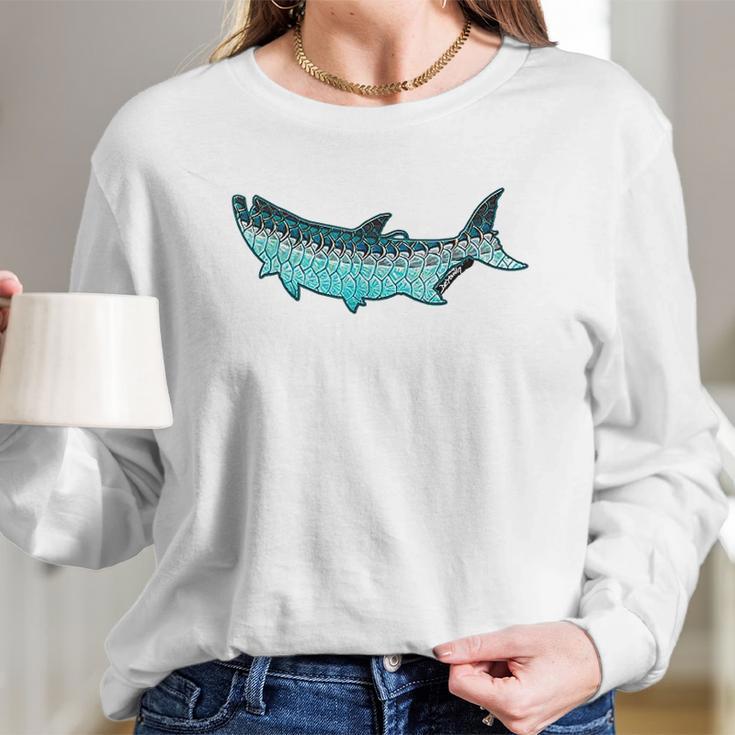 Tarpon Flank Long Sleeve T-Shirt Gifts for Her