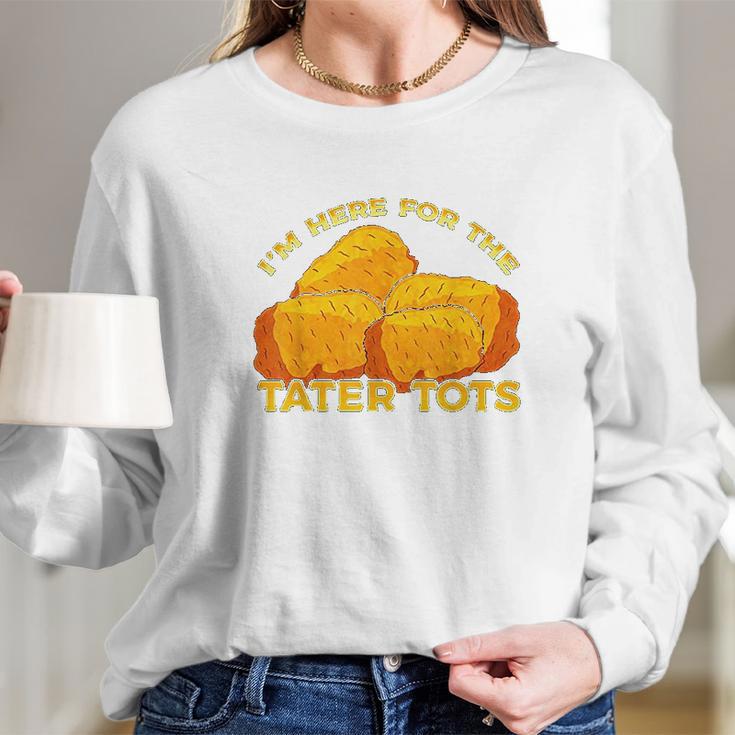 Tater Tots Foodie Long Sleeve T-Shirt Gifts for Her