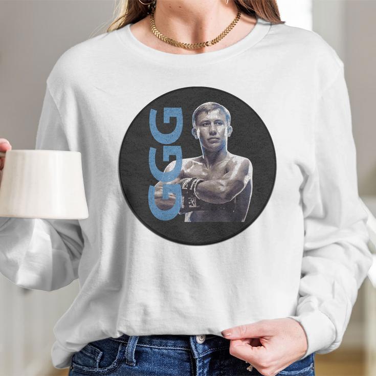 Team Boxing Golovkin Long Sleeve T-Shirt Gifts for Her