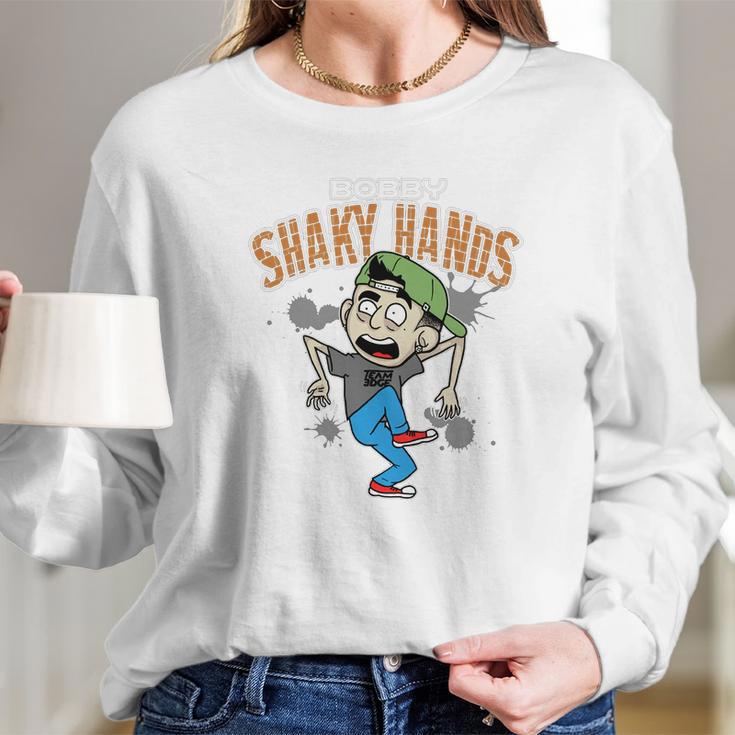 Team Edge Shaky Hands Long Sleeve T-Shirt Gifts for Her