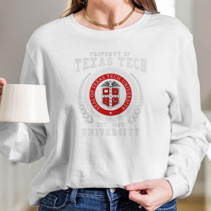 Texas Tech University Long Sleeve T-Shirt Gifts for Her