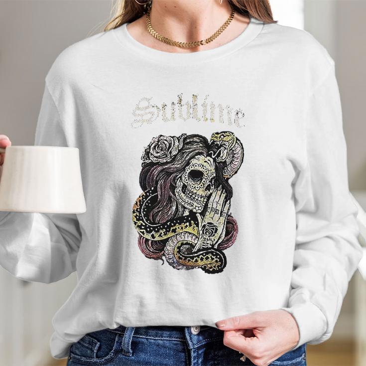 Toowest Dia De Los Meurto Design Sublime Long Sleeve T-Shirt Gifts for Her