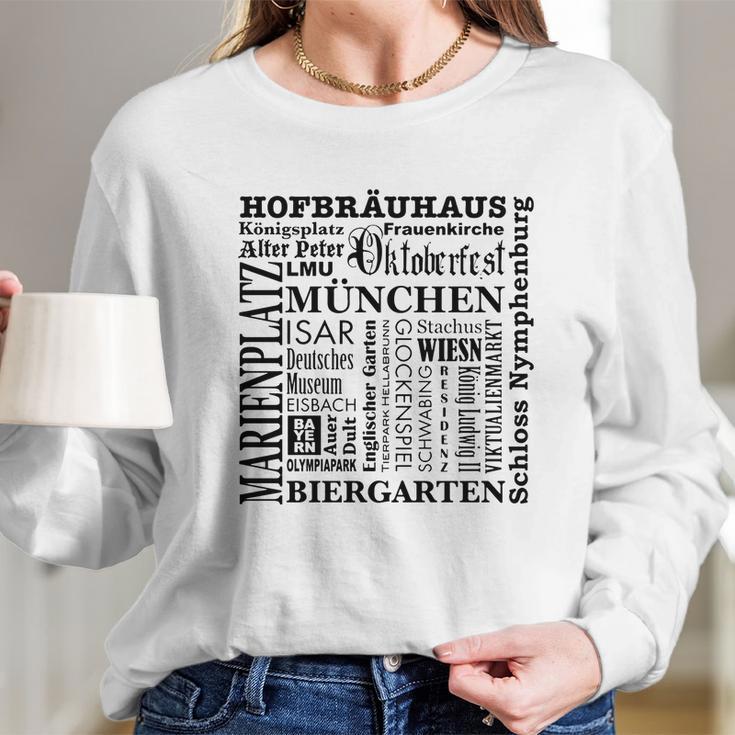 Top Selling - Bayern Bavaria Muenchen Munich Germany City Design - Mens T-Shirt Long Sleeve T-Shirt Gifts for Her